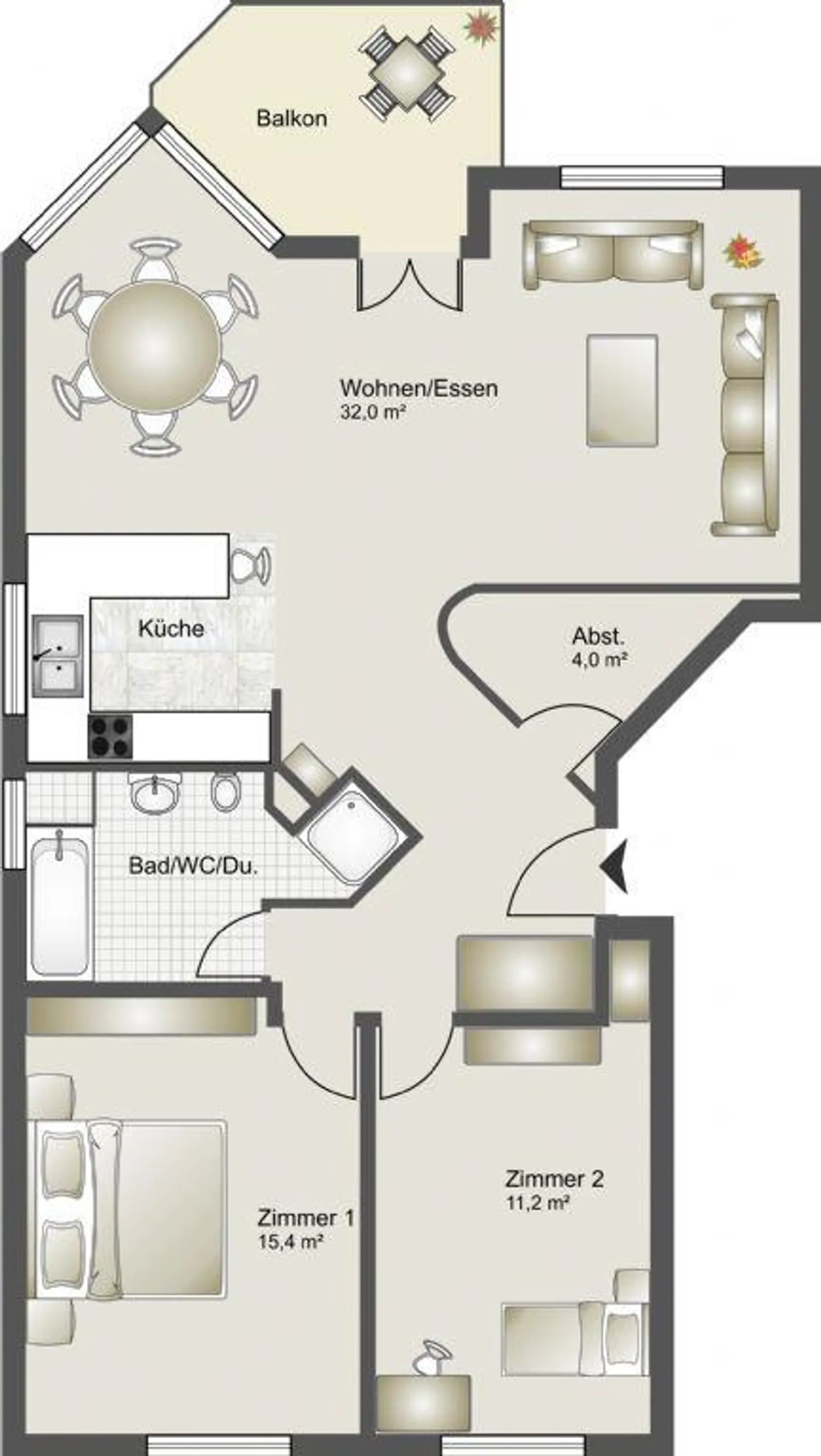 CALME | CENTRAL | MAISONETTE - Photo 2 sur 6