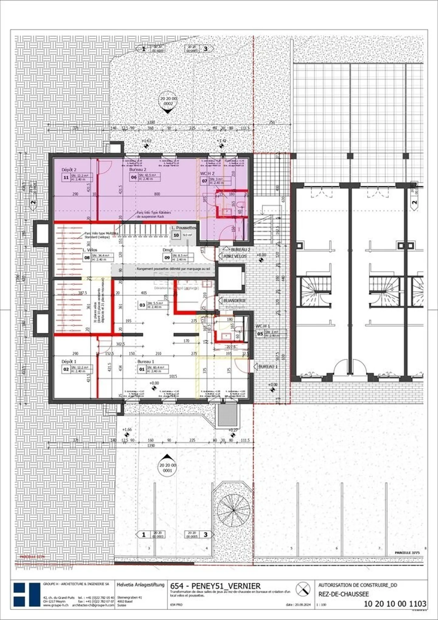 Ufficio in affitto (58m2) idealmente situato a Vernier - Foto 1 di 1