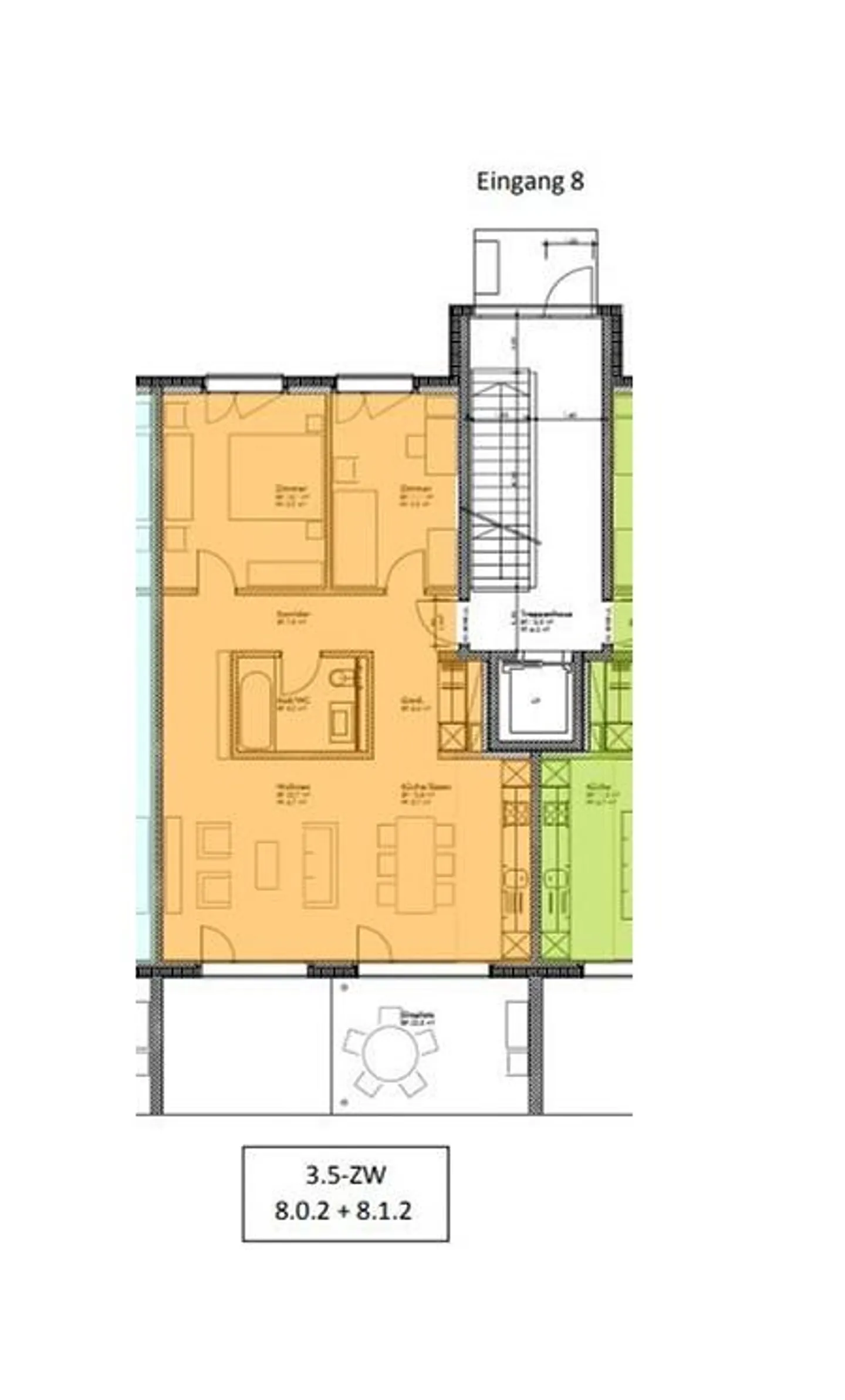 Appartement moderne 3.5 pièces - Photo 8 sur 8