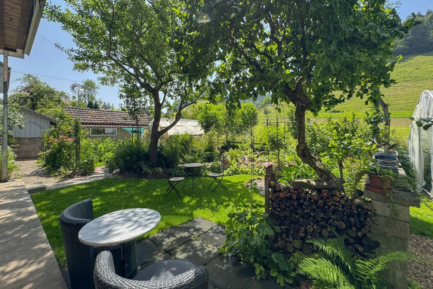 Aria di campagna, gioia di vivere, luogo preferito: casa unica dell'Emmental con felicità da giardino - Foto 4 di 16