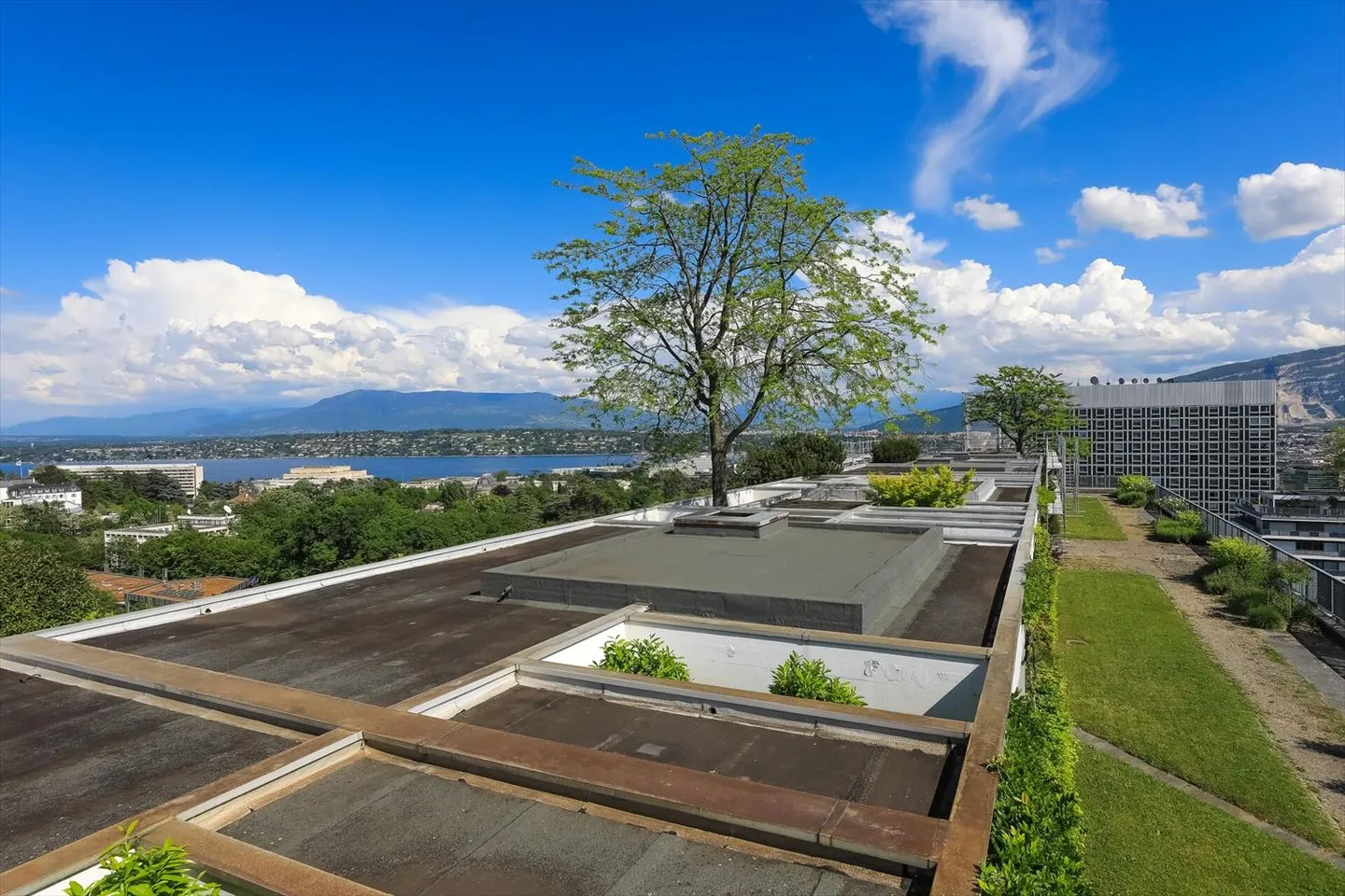 Außergewöhnliche Eckwohnung mit Panoramablick auf den See und den Mont-Blanc - Foto 13 von 13