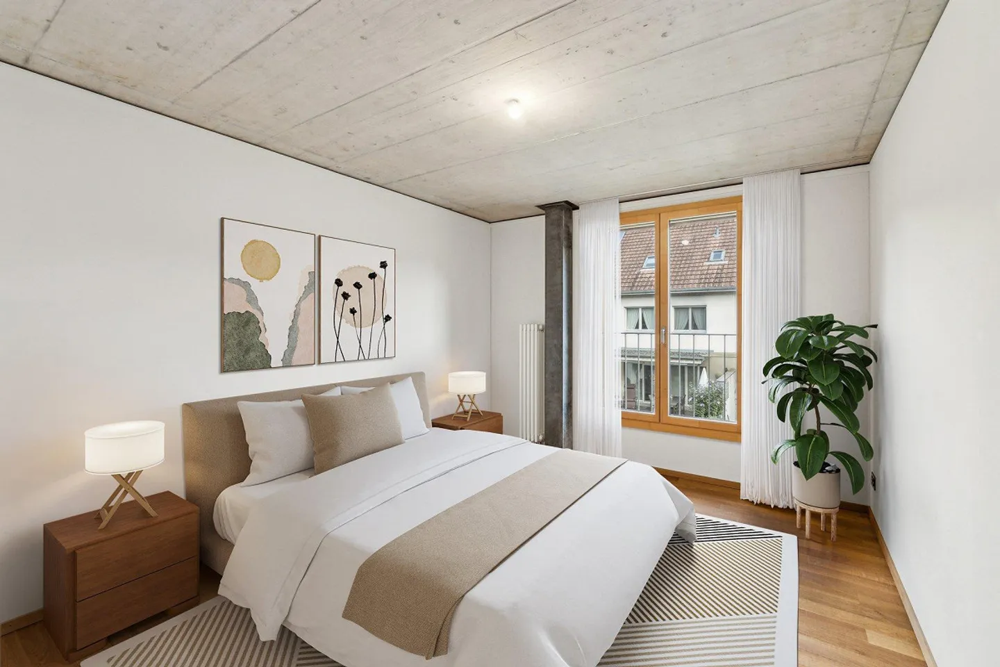 Modernes 3.5-Zimmer-Apartment - Foto 3 von 7