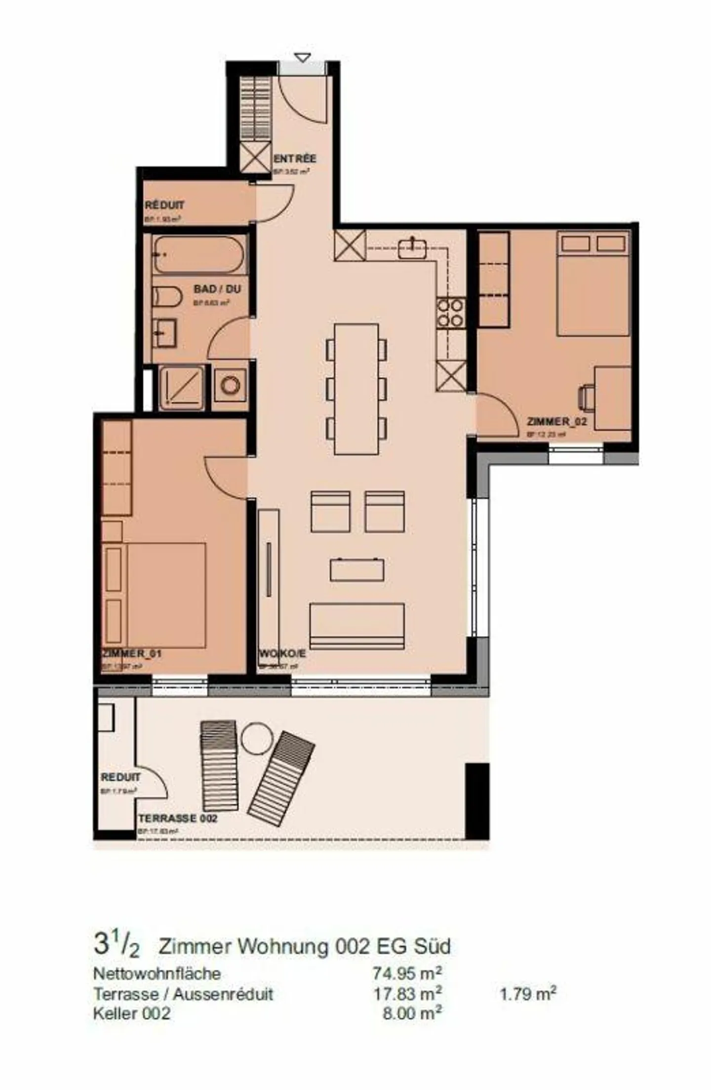 Moderne Erdgeschosswohnung - Foto 12 von 12