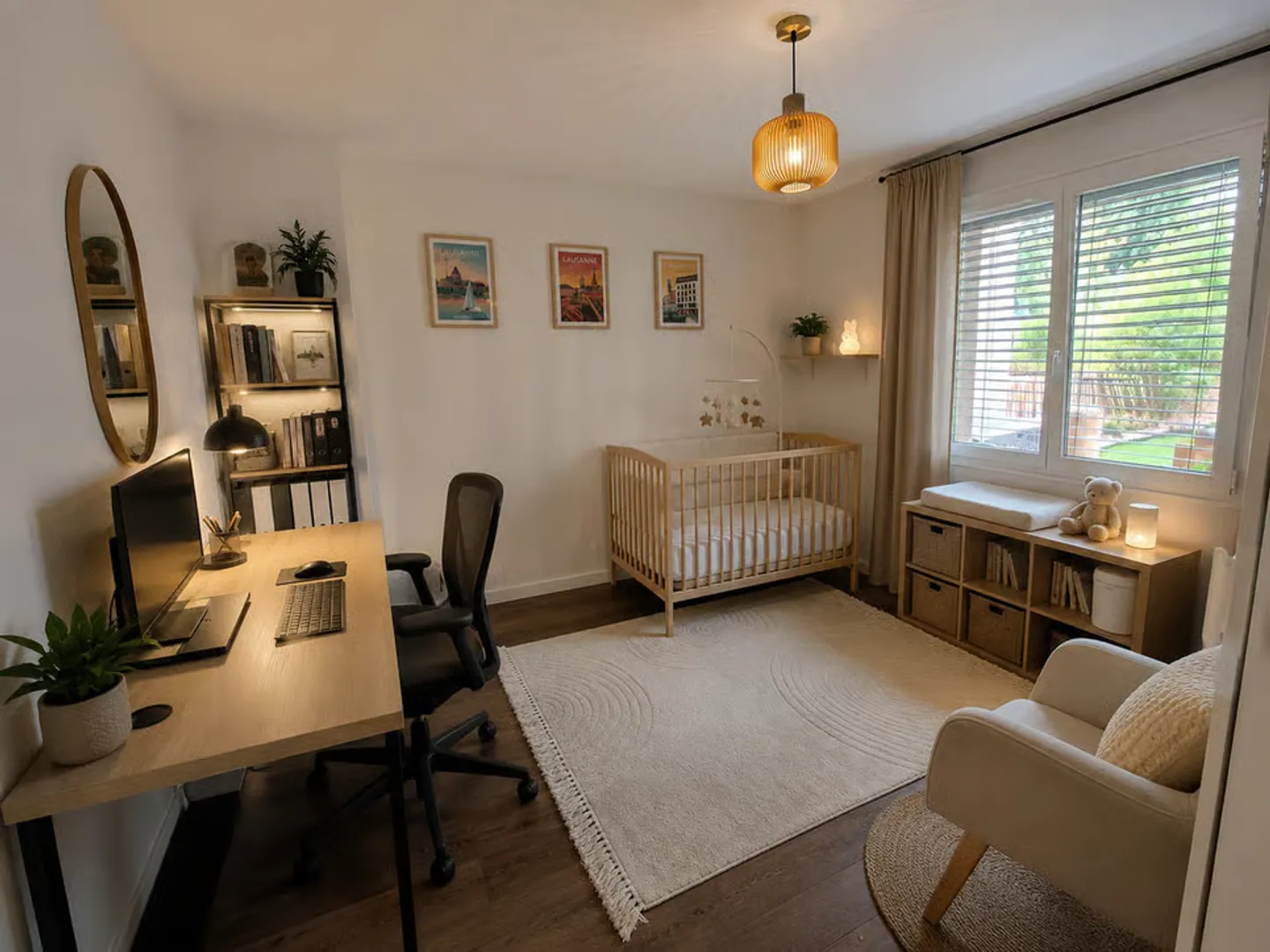New 3.5-room apartment 150 meters from the lake with large private garden - Photo 7 of 9
