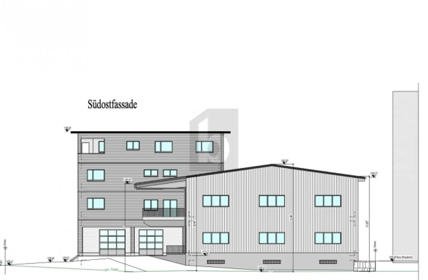 GRAND NOUVEAU BÂTIMENT AVEC SUFFISAMMENT DE PLACES DE PARKING - Photo 2 sur 5