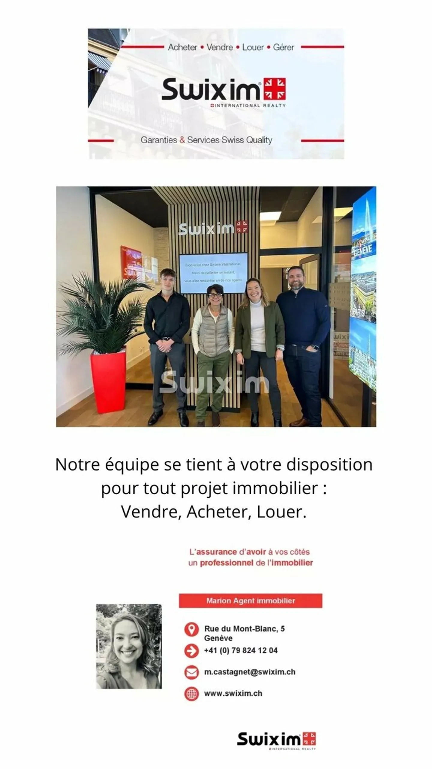 RARE ! BÜROS zur Miete im Zentrum von Genf mit großer Terrasse Blick auf den Wasserstrahl - Foto 5 von 5