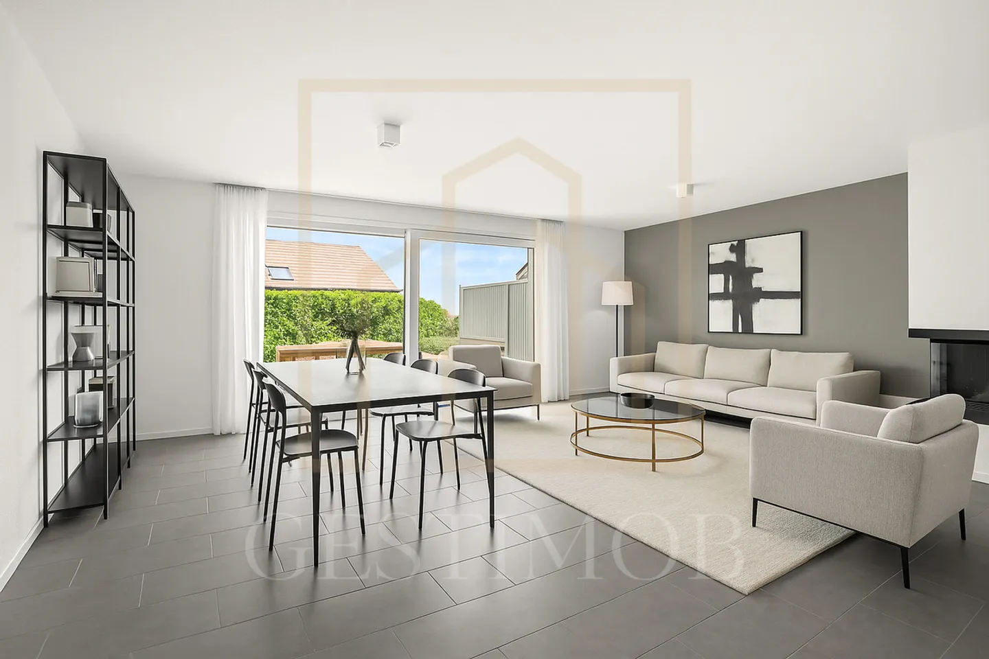 NOUVEAU PRIX - LUMINEUX TOWNHOUSE 6 PIECES LULLY - Photo 2 sur 8