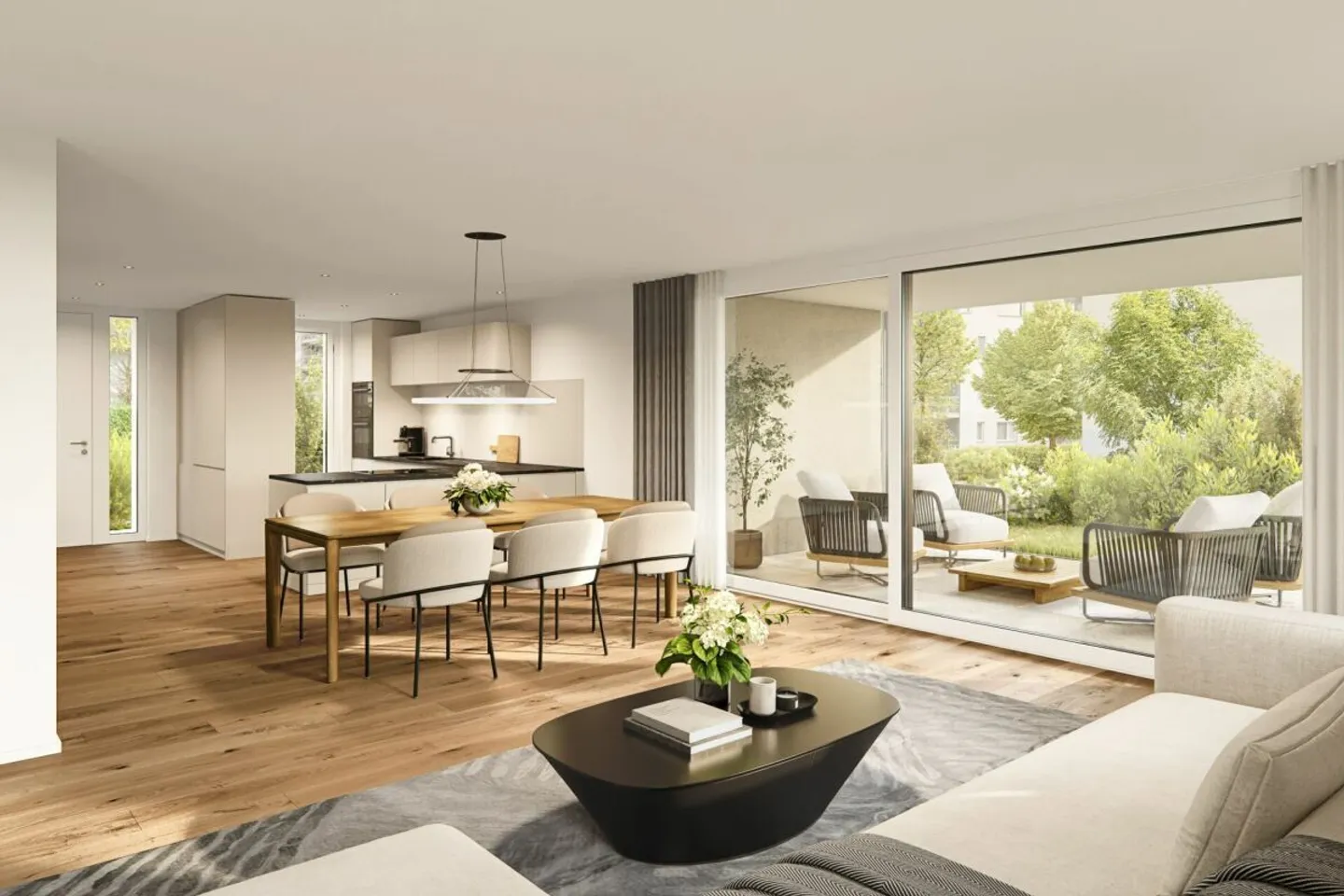 ZUHAUSE AM WEIHER - Neubau 2x 5.5-Zi. Doppelhaushälften - Foto 5 von 6