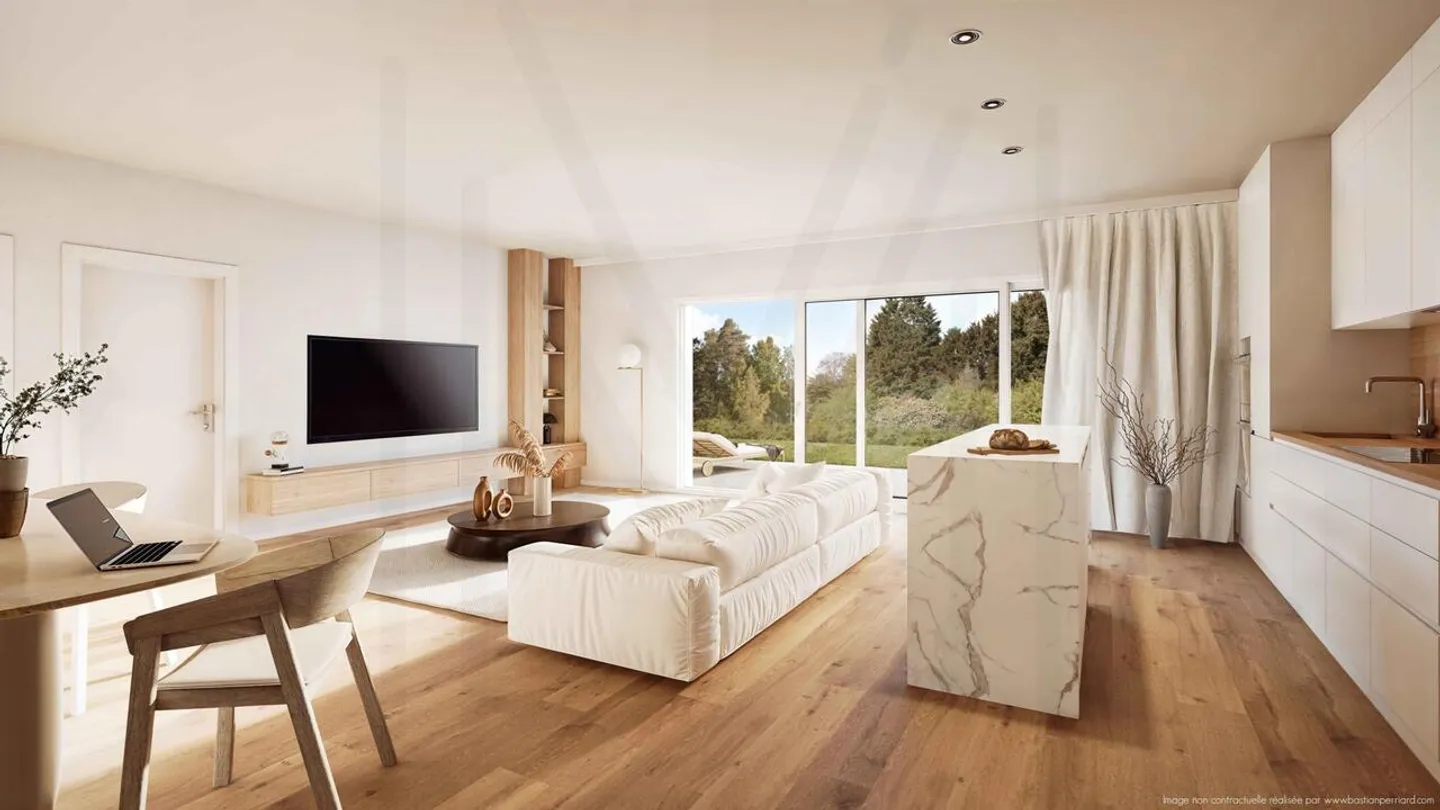 Superbe appartement 3,5 pièces au rez-de-jardin - Photo 2 sur 6