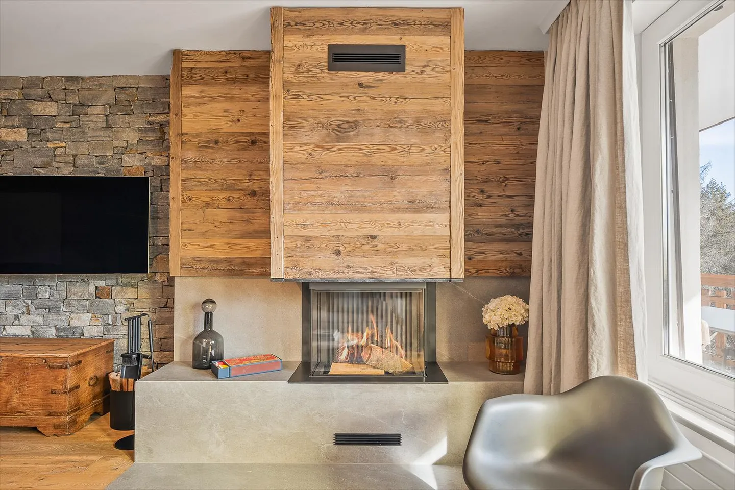 «Vollständig renovierte 3-Zimmer-Wohnung im Crans Center und in der Nähe der Skilifte» - Foto 10 von 13