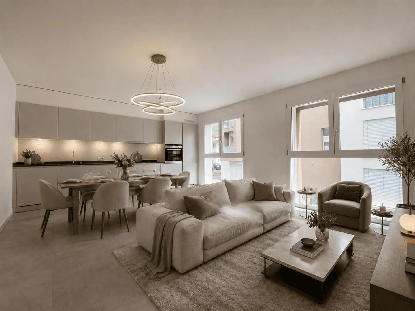 MODERN AND SPACIOUS 2.5 APARTMENT WITH TWO INTERNAL PARKING SPACES - Photo 1 of 13