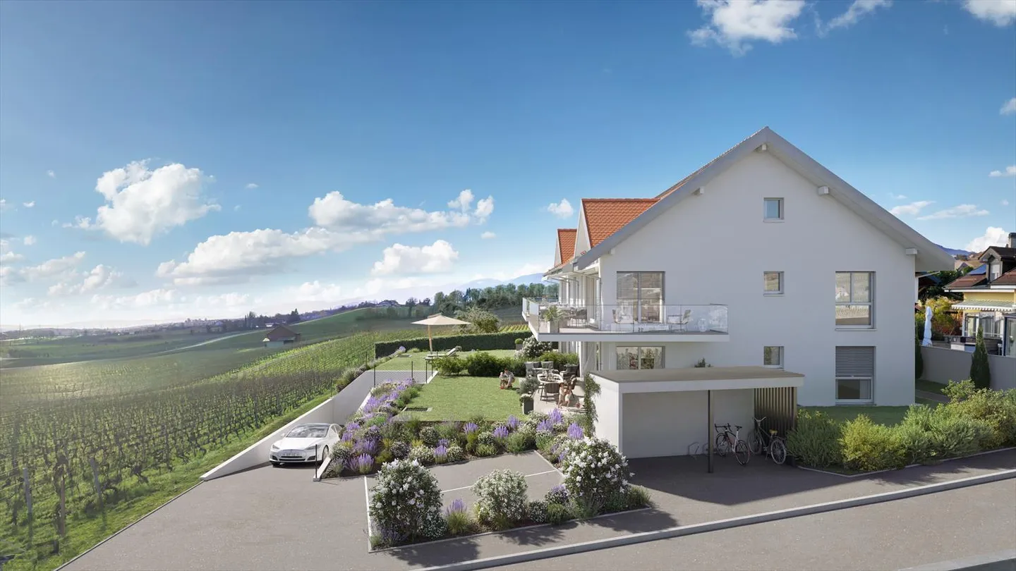 Magnifico appartamento di 4,5 stanze con vista panoramica a Luins - Foto 4 di 8