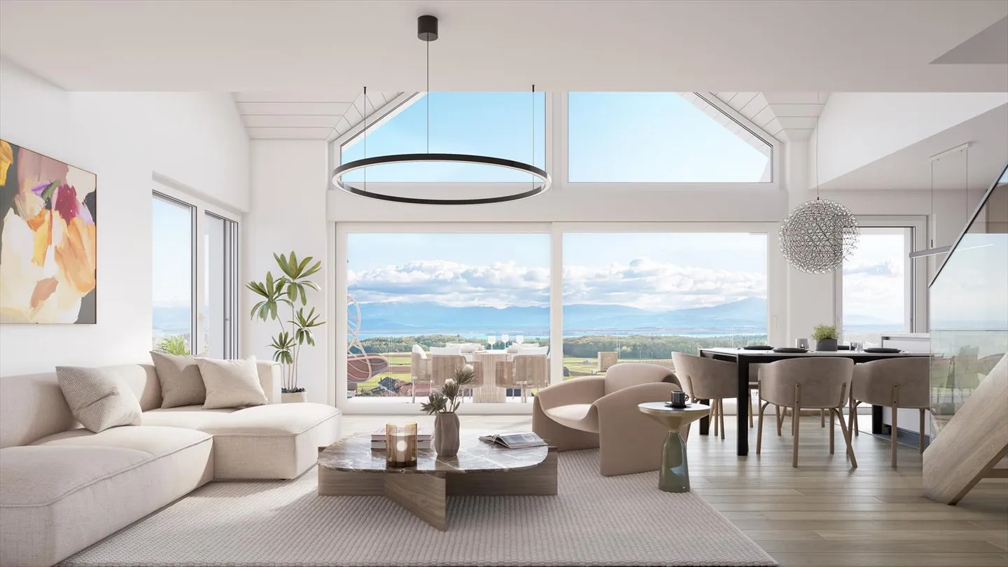 Magnifico appartamento di 4,5 stanze con vista panoramica a Luins - Foto 8 di 8