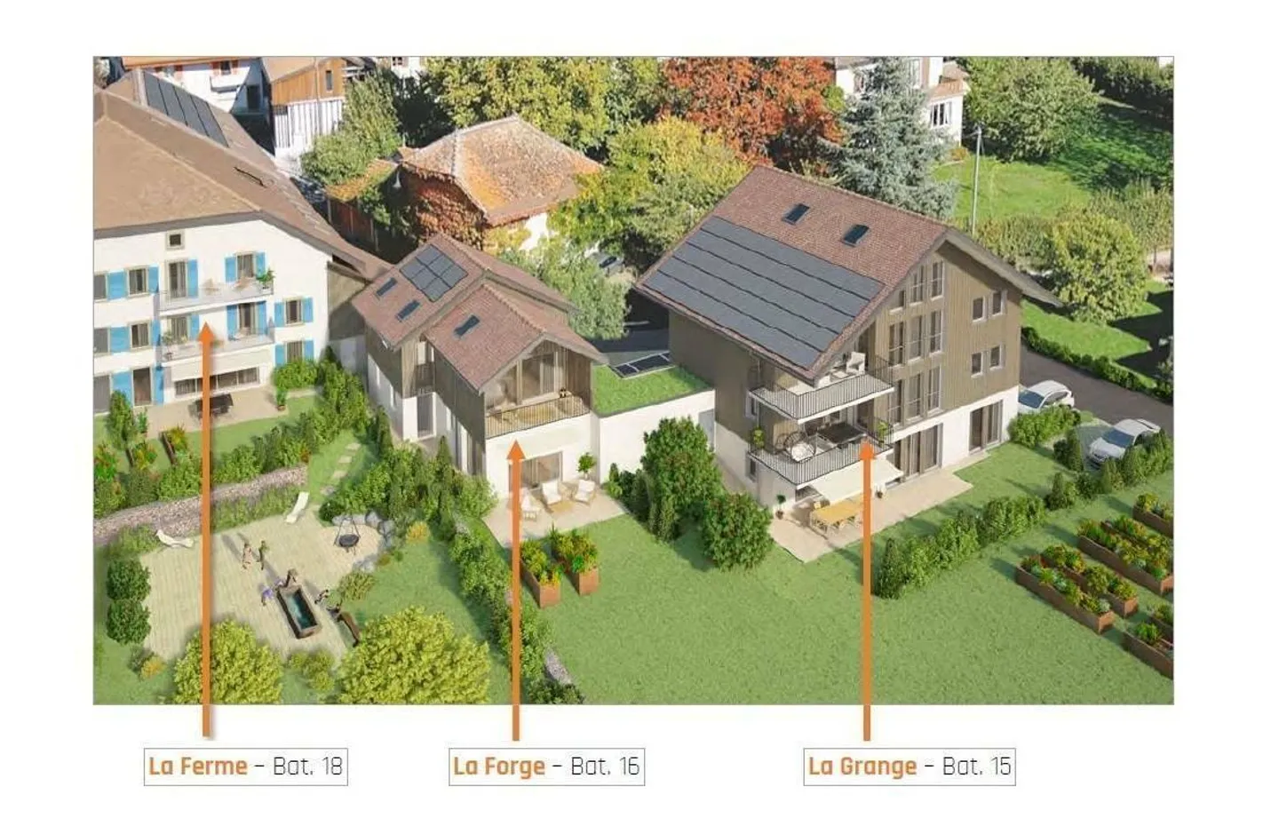 Vivere a Orges, con una vista mozzafiato: appartamento di 4,5 locali con terrazza e giardino - Foto 5 di 10