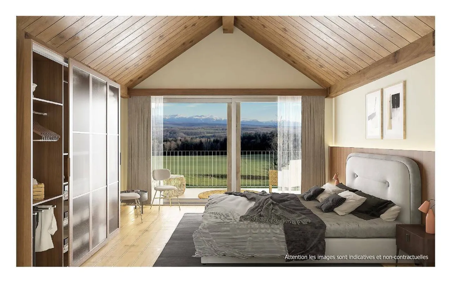 Vivere a Orges, con una vista mozzafiato: appartamento di 4,5 locali con terrazza e giardino - Foto 6 di 10