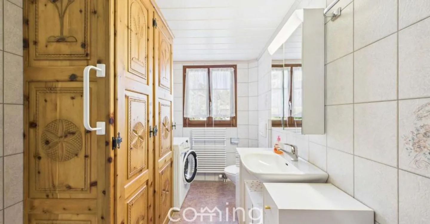 Appartamento attraente di 3,5 locali in chalet vallesano a Embd - Vista montagna e seconda casa - Foto 9 di 13