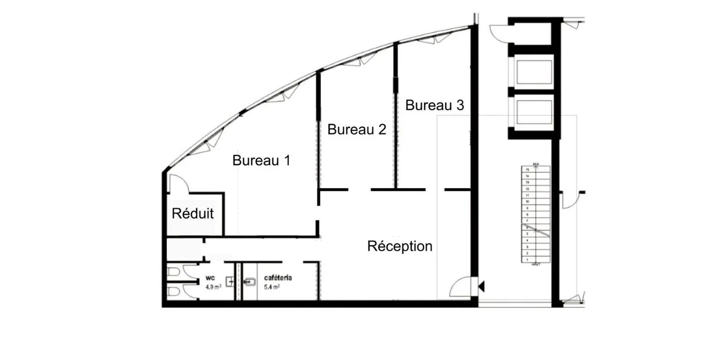 Renovierte Büros in Genf - Foto 7 von 7
