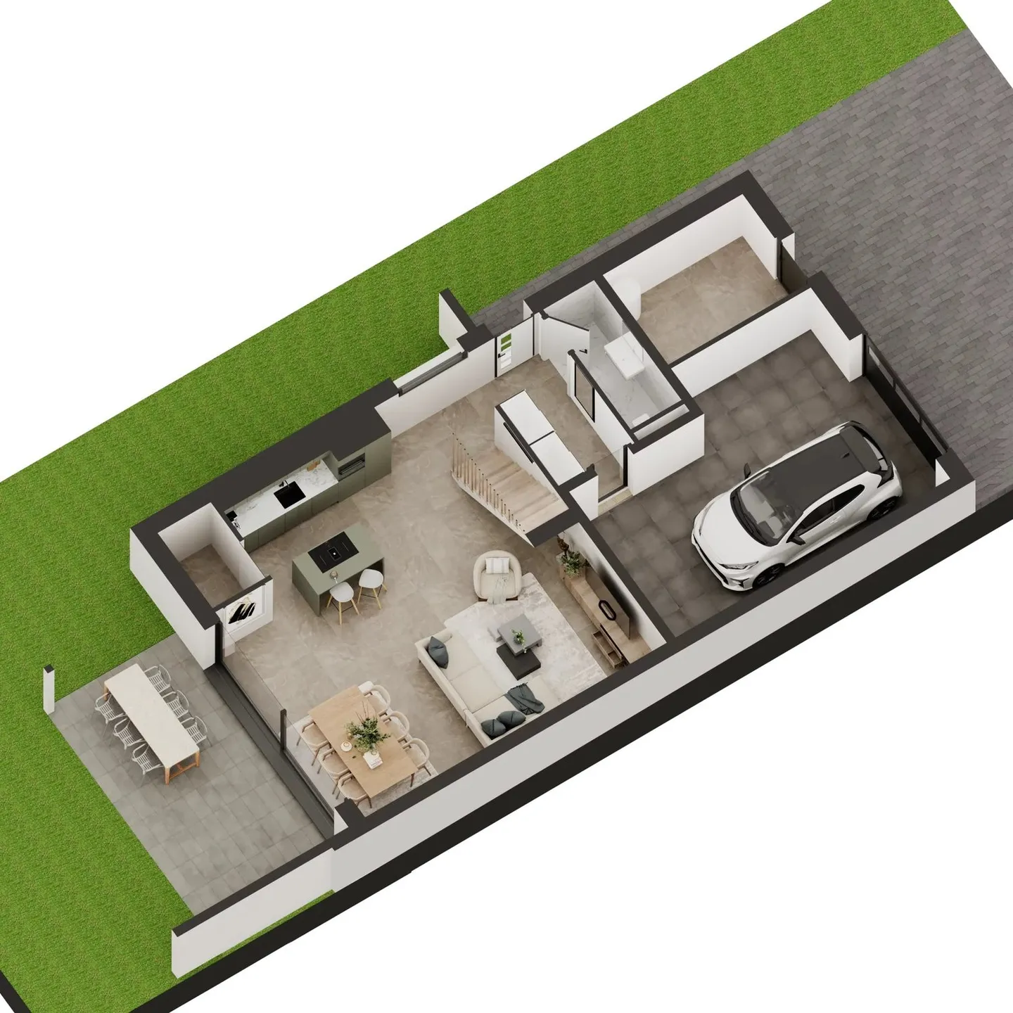 Zweifamilienhaus mit 5,5 Zimmern im modernen Stil - Foto 3 von 5