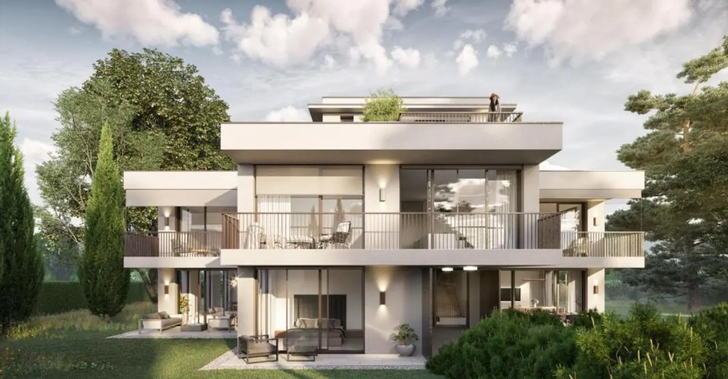 Residence Elisabeth: Exceptional penthouse with a view of the lake and the Alps - Photo 2 of 9