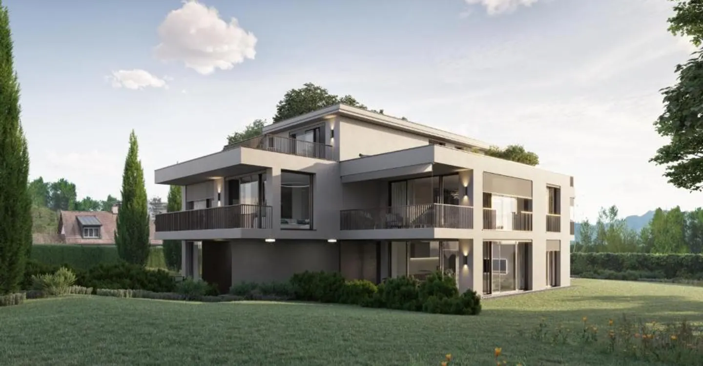 Residence Elisabeth: Exceptional penthouse with a view of the lake and the Alps - Photo 3 of 9