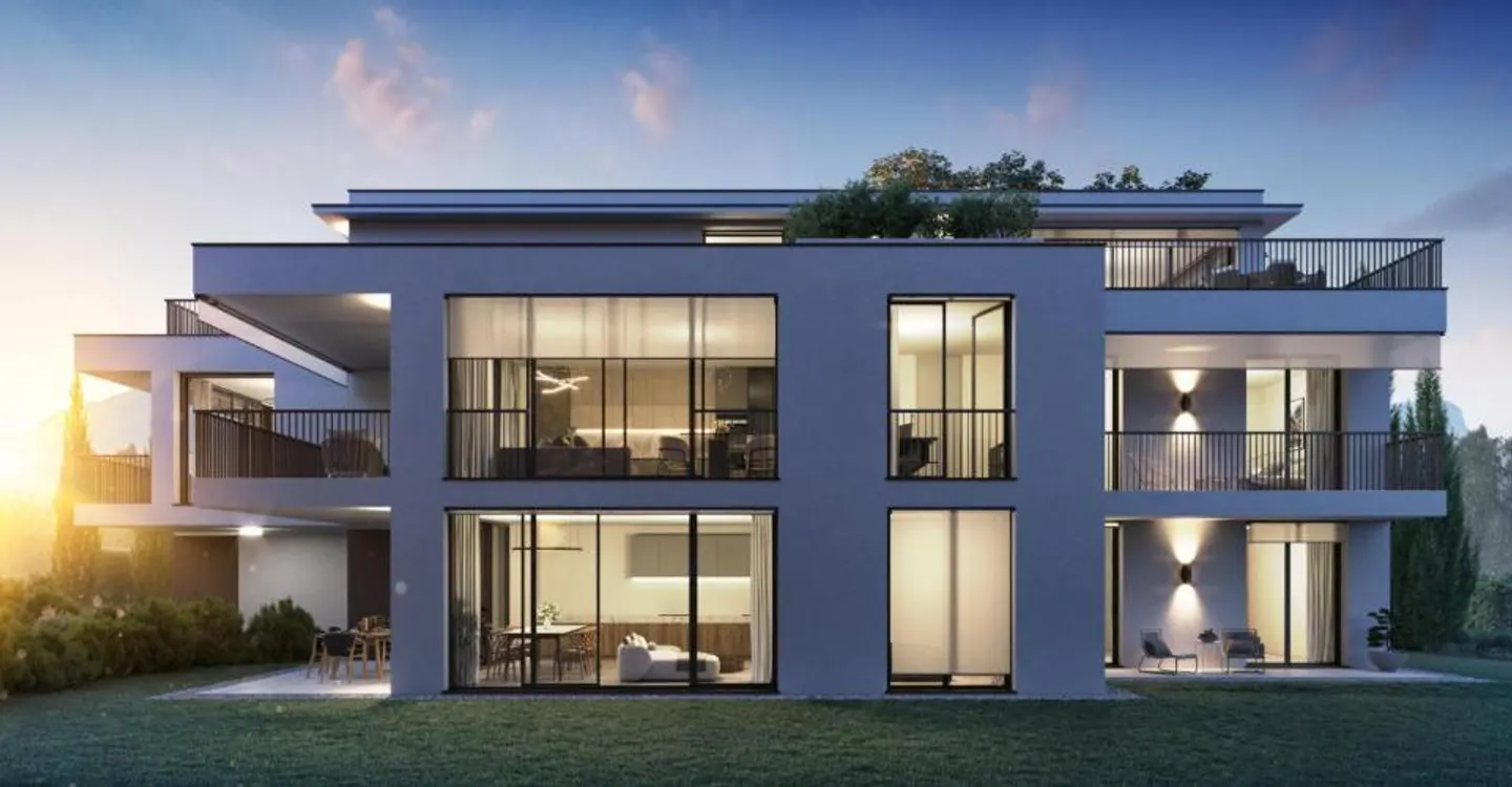 Residence Elisabeth: Exceptional penthouse with a view of the lake and the Alps - Photo 4 of 9