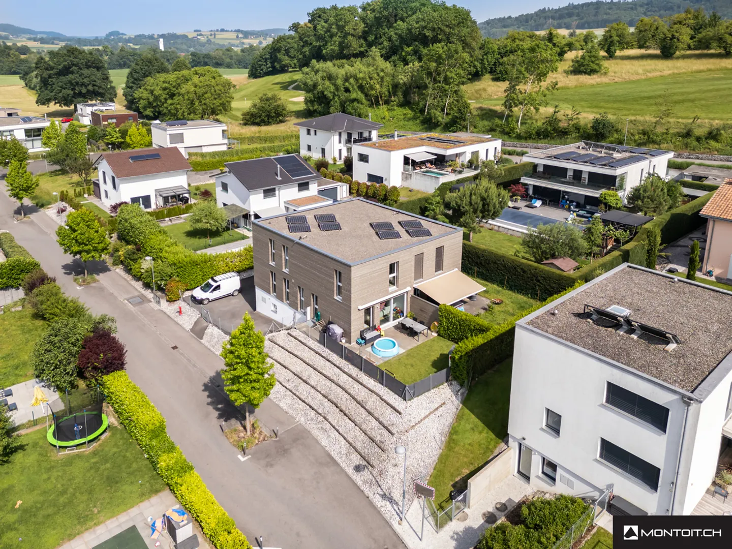 Payerne, in vendita, villa a schiera di 4.5 locali di 140 m2 con giardino - Foto 2 di 13
