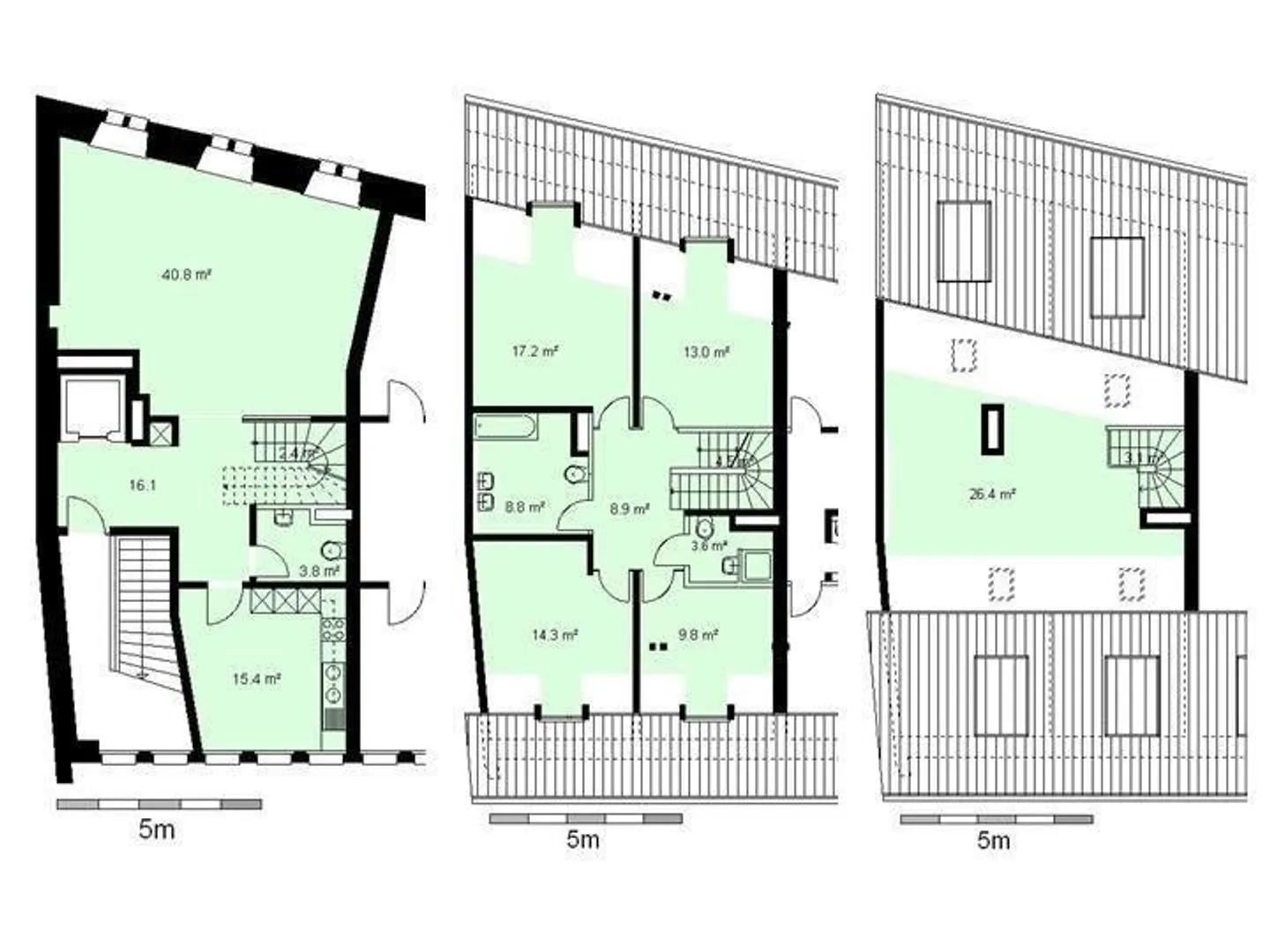 Ampio appartamento duplex nella città vecchia - Foto 8 di 10
