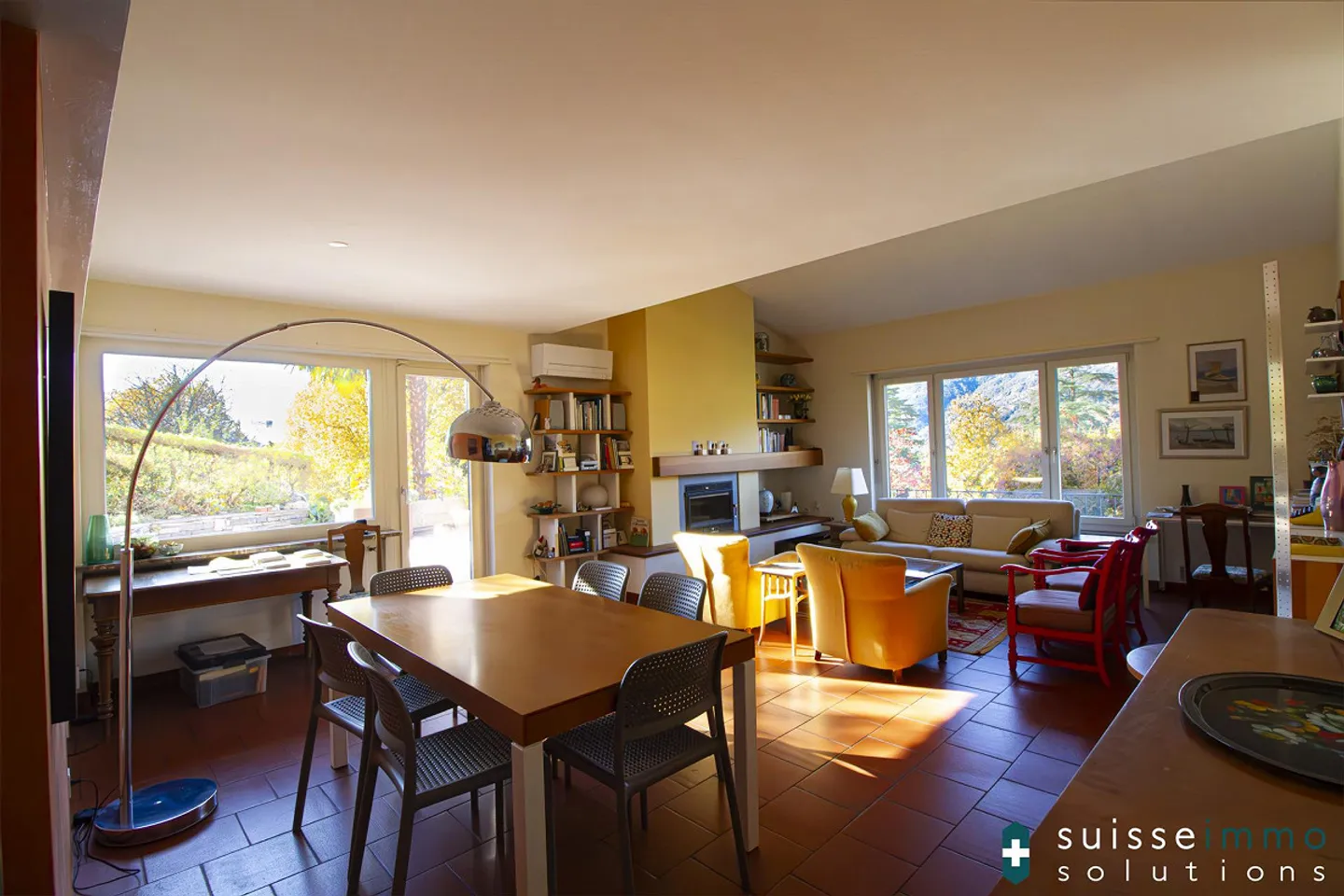 Vezia, Komfortable Doppelhaushälfte mit Garten - Foto 4 von 15