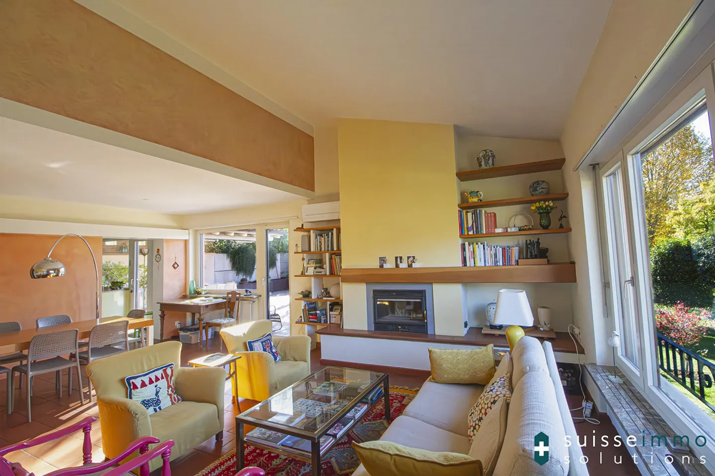 Vezia, Komfortable Doppelhaushälfte mit Garten - Foto 5 von 15