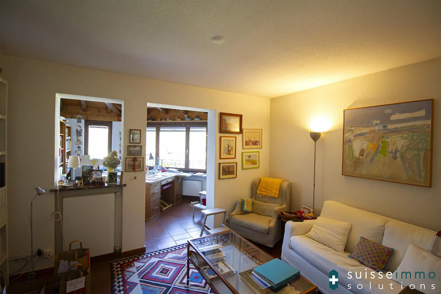 Vezia, Komfortable Doppelhaushälfte mit Garten - Foto 6 von 15