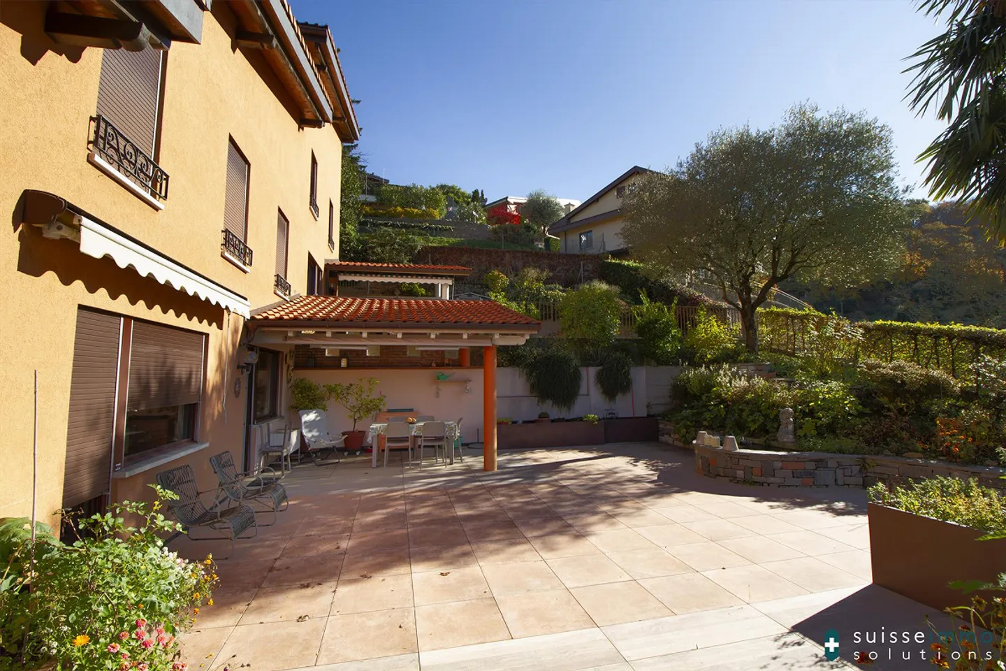 Vezia, Komfortable Doppelhaushälfte mit Garten - Foto 13 von 15