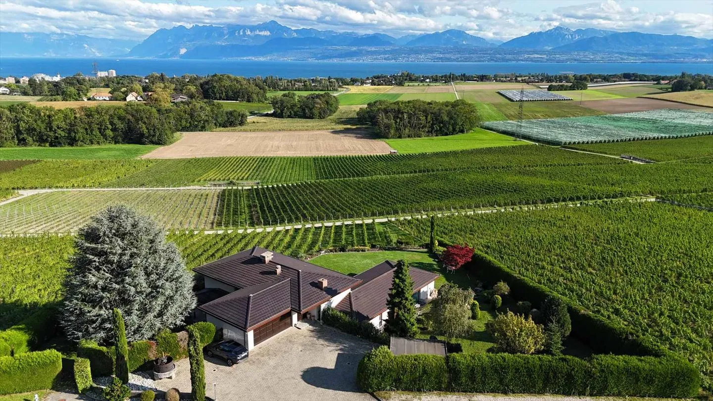 Geräumiges Anwesen mit Panoramablick auf den See - Schöner Garten von 1'900m² - Foto 1 von 10