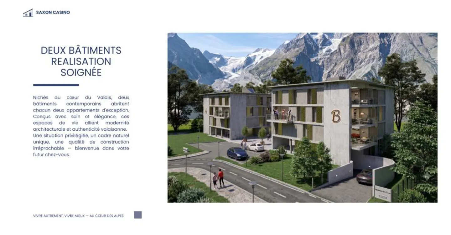Appartements d'exception à Saxon - Photo 1 sur 9