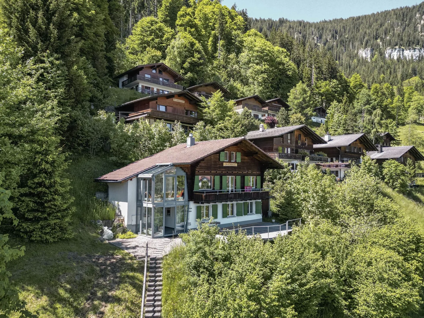 Chalet Drachehüsi - Casa unifamiliare idilliaca a Beatenberg - Foto 41 di 41