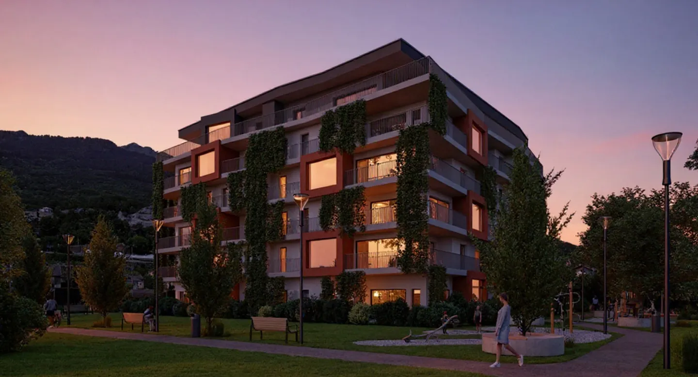 Schöne 3,5 Zimmer mit Balkon in Monthey - Foto 3 von 12