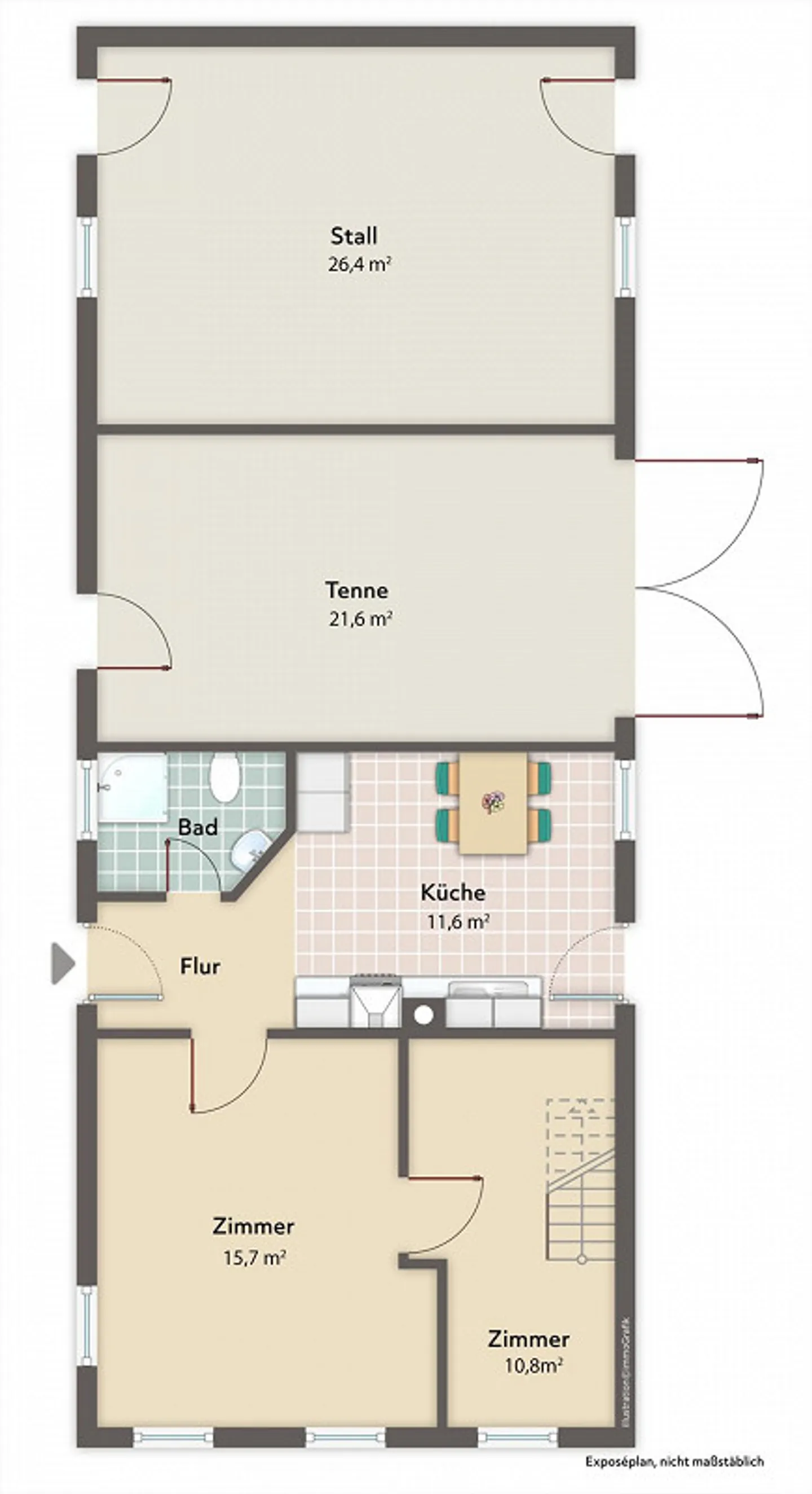 Sanierungsbedürftiges Bauernhaus - Foto 12 von 13