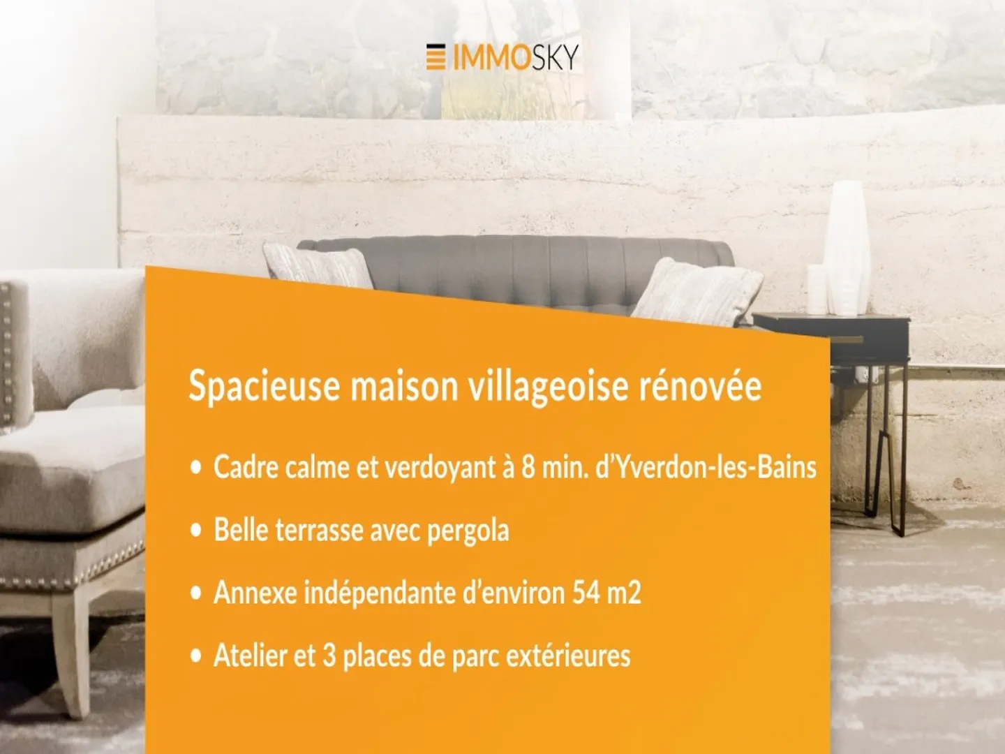 Casa di villaggio semplice di 5,5 stanze con estensione indipendente - Foto 1 di 2