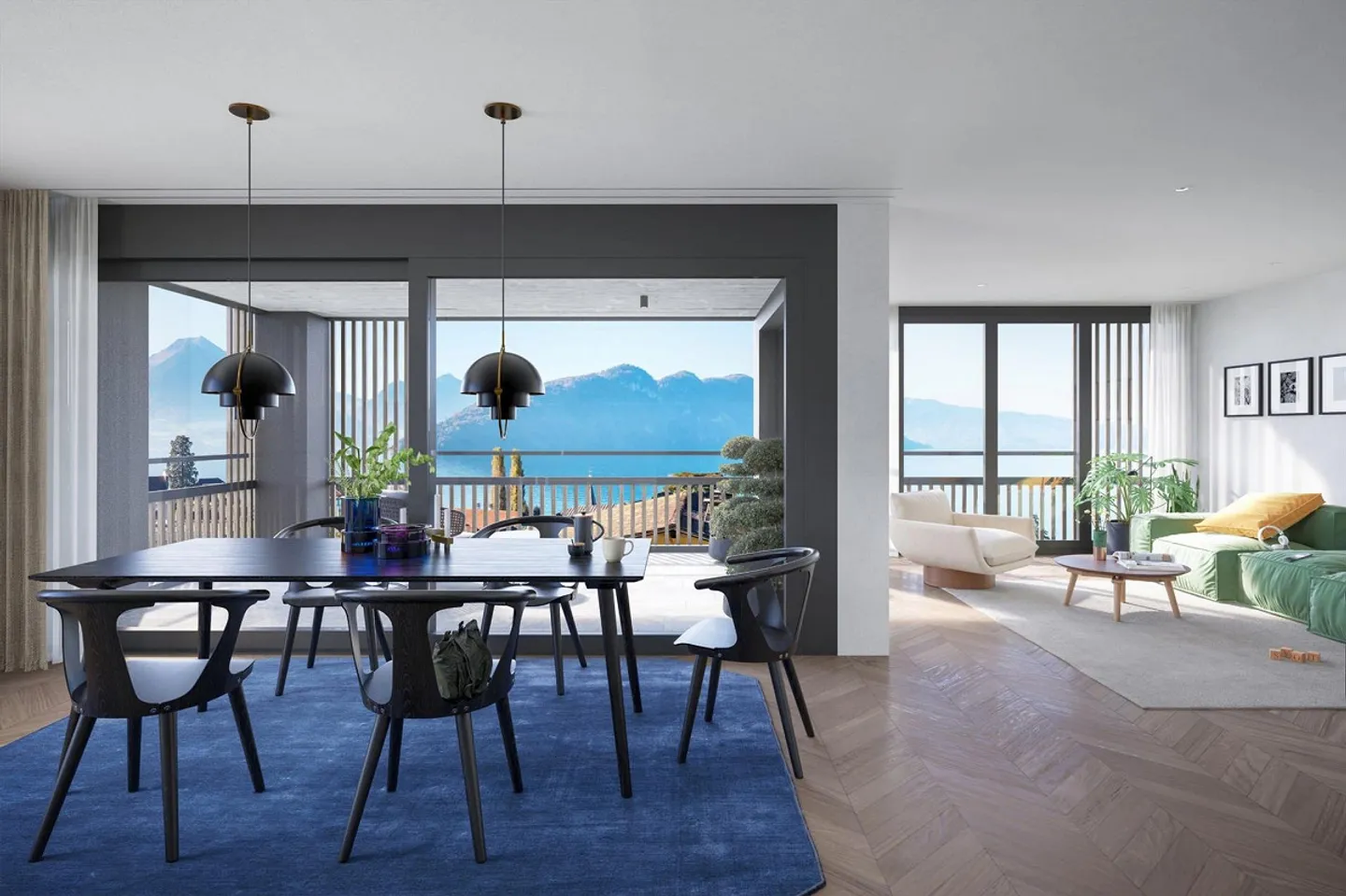 Penthouse mit Seesicht in Vitznau - Foto 3 von 4