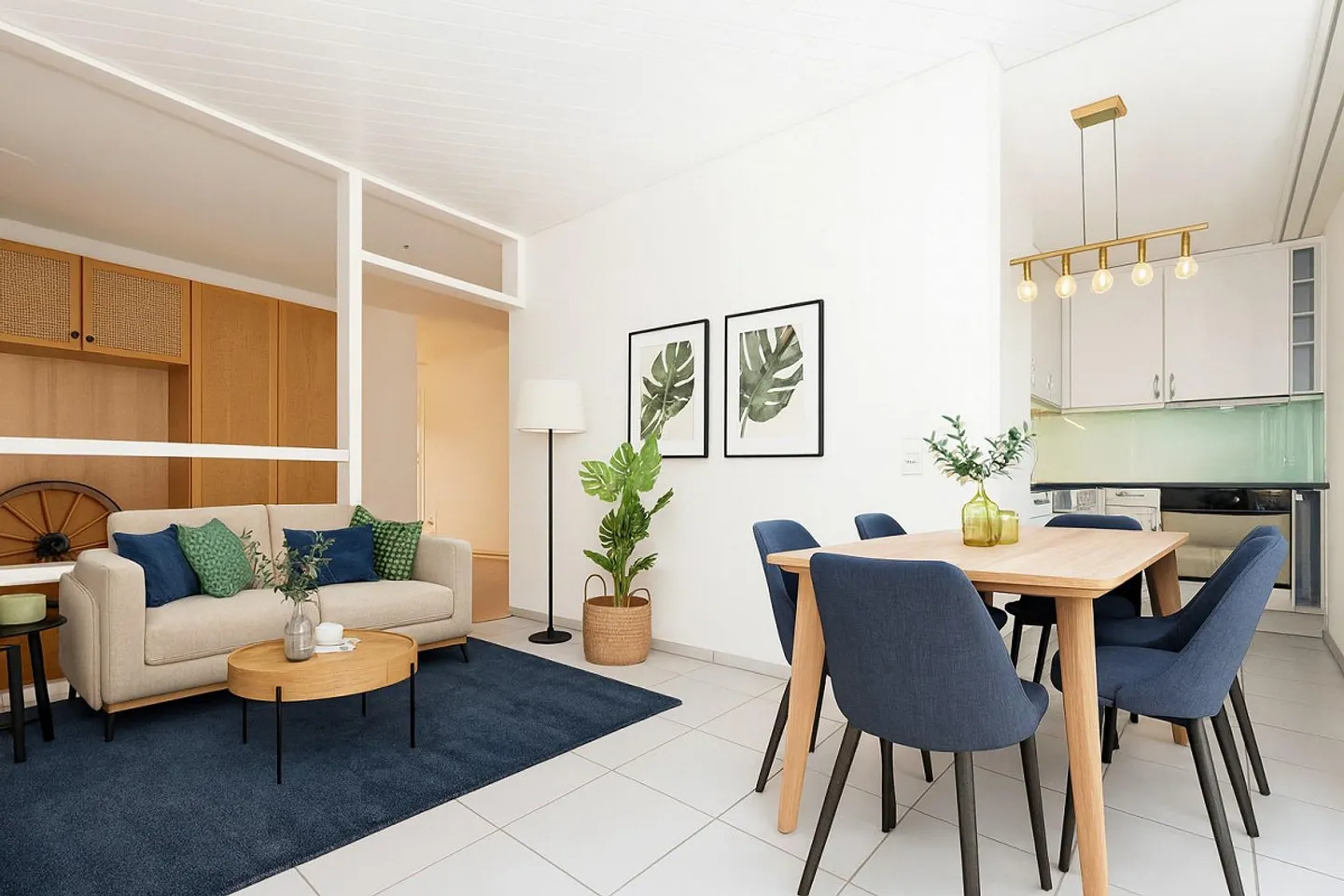 Well-kept 4.5-room apartment with balcony/seating area and Gubel view - Photo 2 of 5