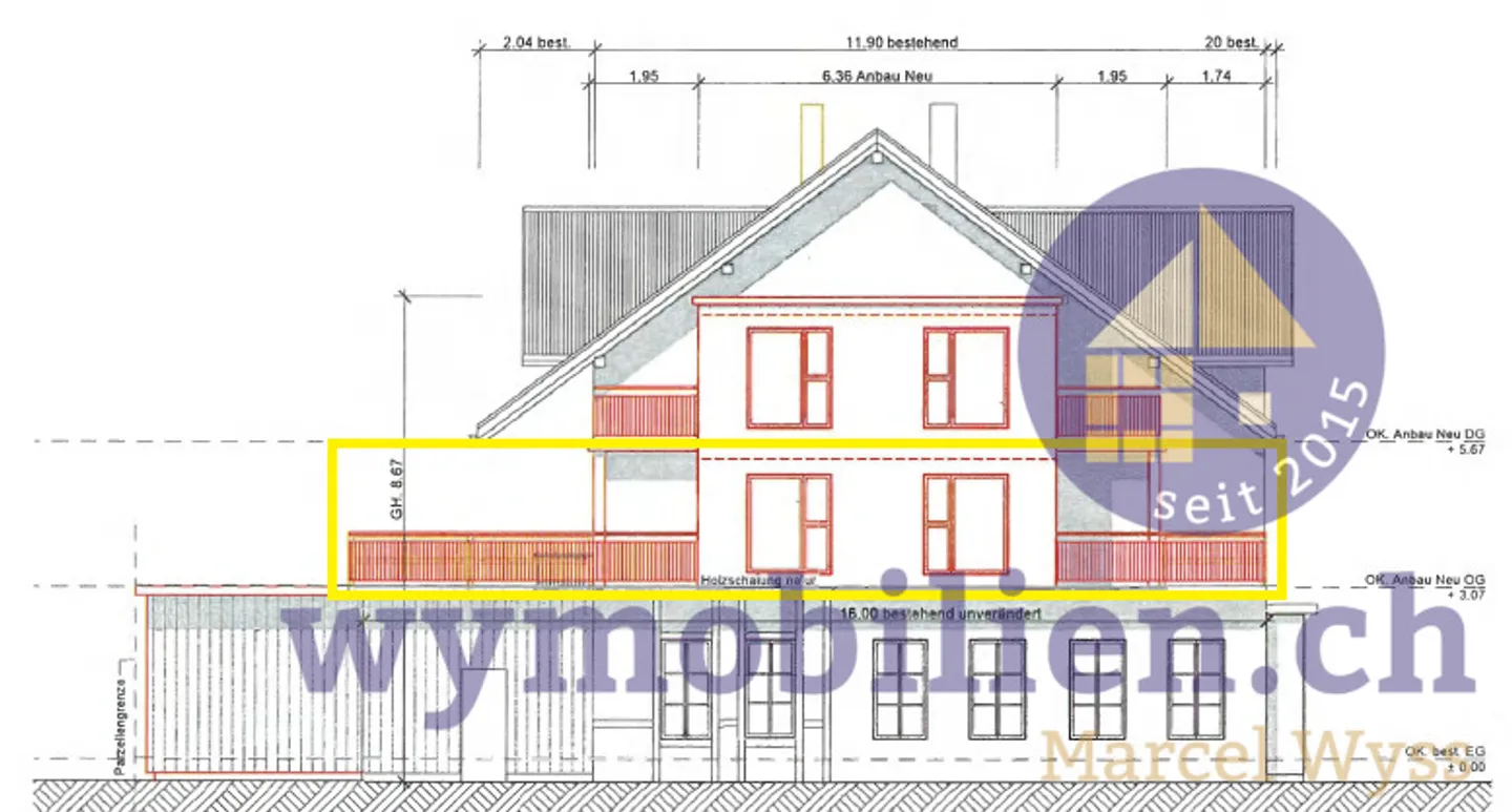 Appartamento 3.5 locali ristrutturato di alta qualità con 2 terrazze + cucina XXL - Foto 13 di 13