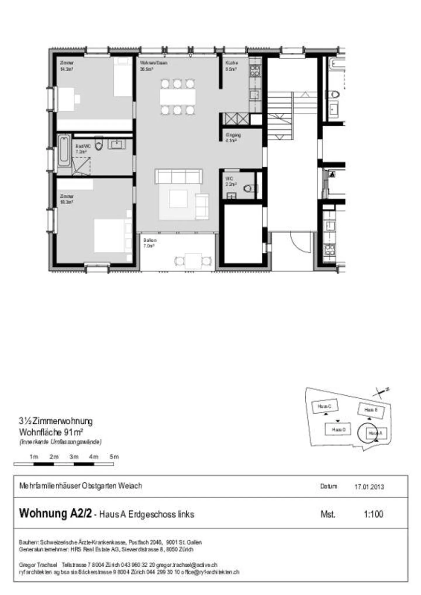 Appartamento 3.5 camere luminoso - Foto 10 di 10