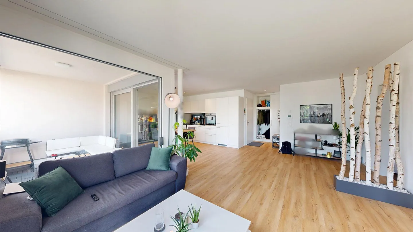 Modernes Apartment mit Balkon - Foto 3 von 8