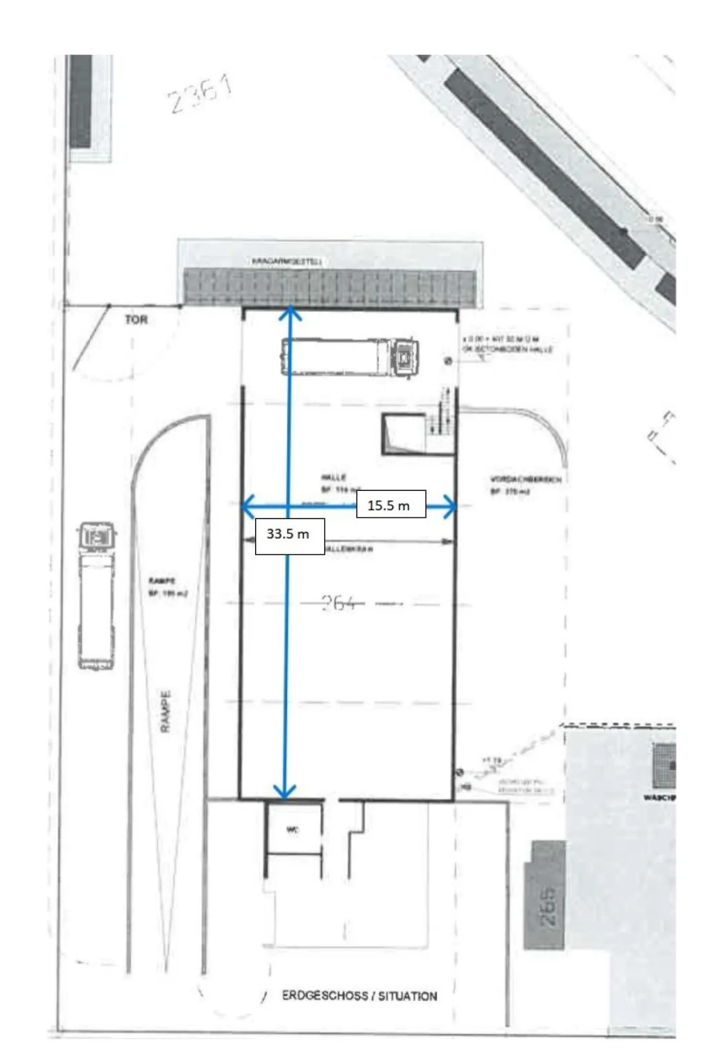 Werkstatt/Lagerhalle 'Im Bilg' im Industriegebiet Andelfingen - Foto 4 von 4