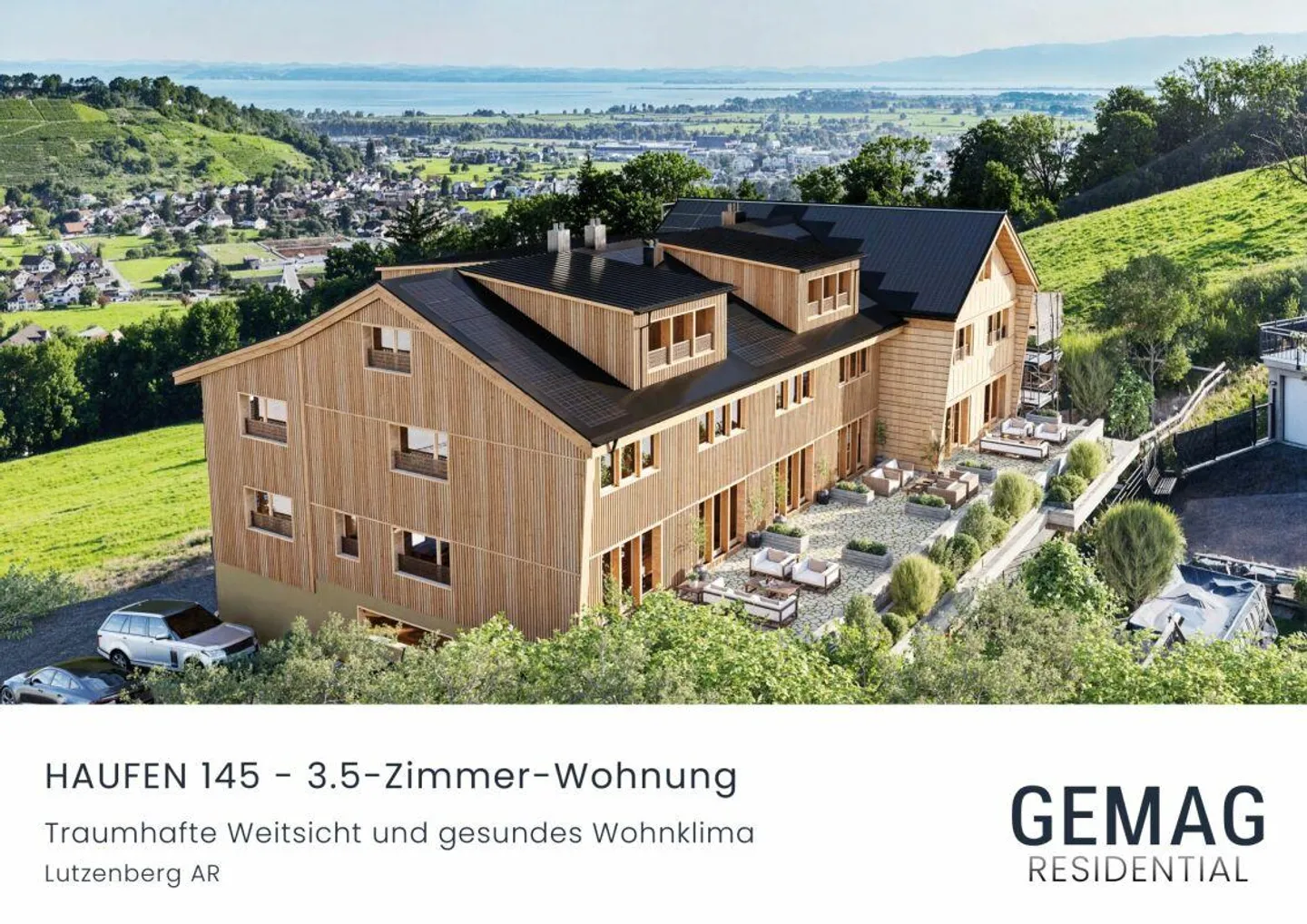 HAUFEN 145 - 3.5-Zimmer Wohnung im Erdgeschoss mit traumhaftem Weitblick - Foto 1 von 7