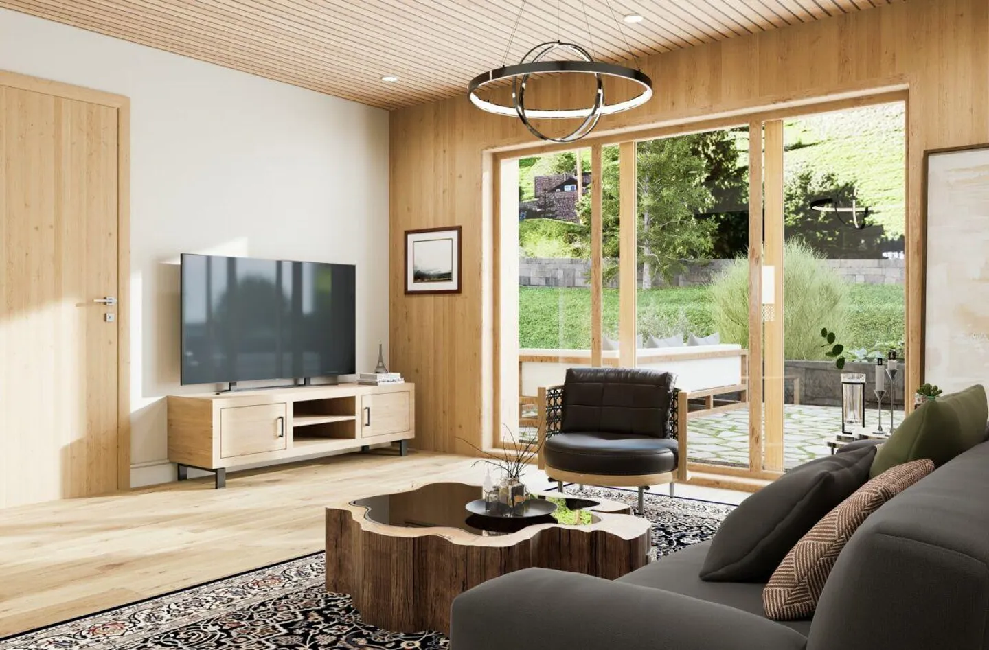 HAUFEN 145 - 3.5-Zimmer Wohnung im Erdgeschoss mit traumhaftem Weitblick - Foto 3 von 7