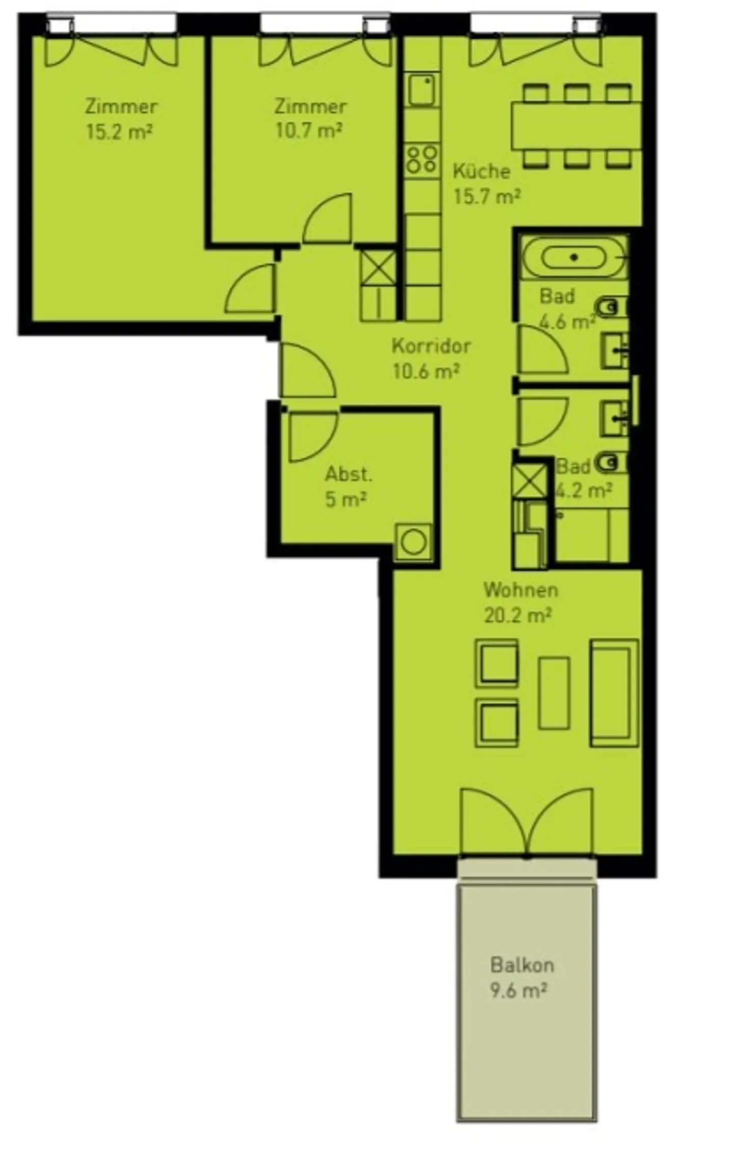 Appartamento moderno 3½ locali - Foto 10 di 10