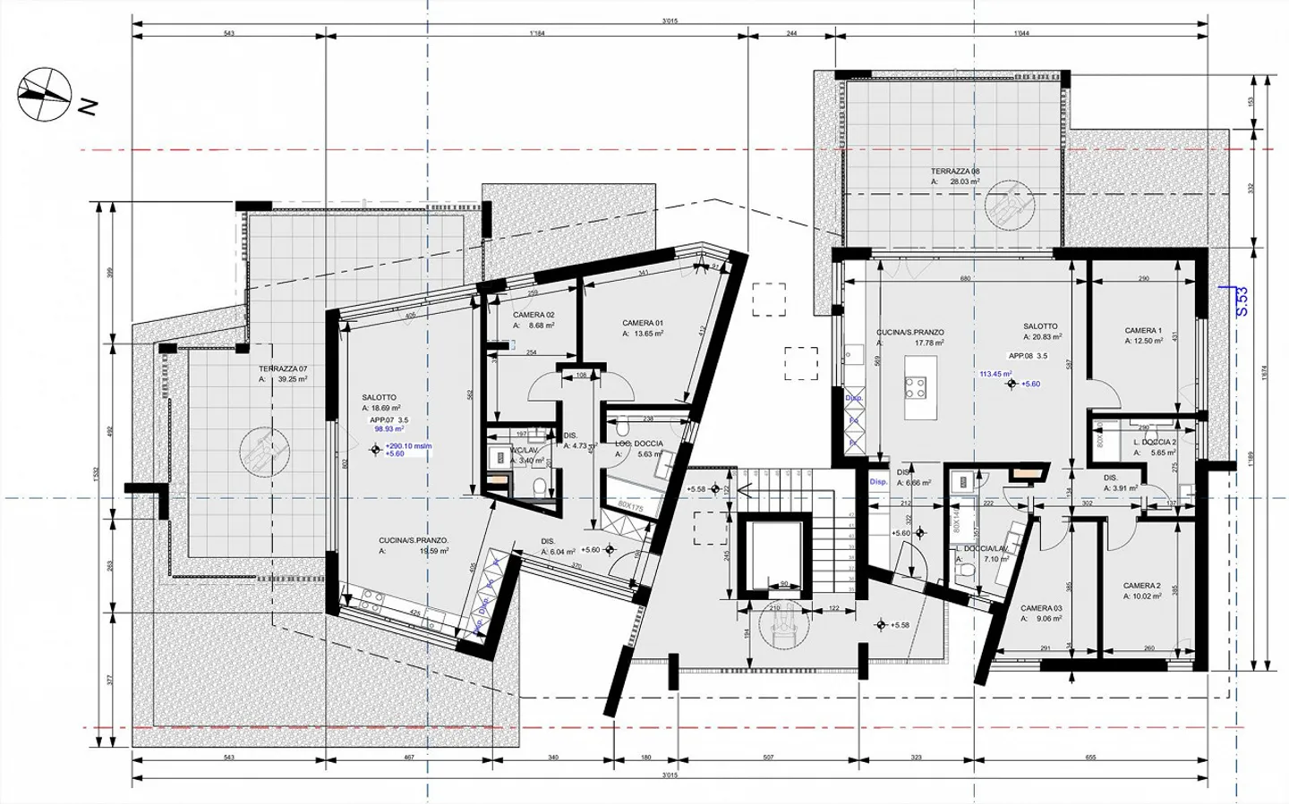 Neue geräumige Penthouse-Wohnung mit schöner Terrasse - Foto 10 von 13