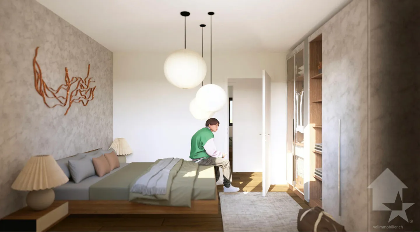 Moderne Doppelhaushälfte mit 4,5 Zimmern in ruhiger Lage - Foto 9 von 11