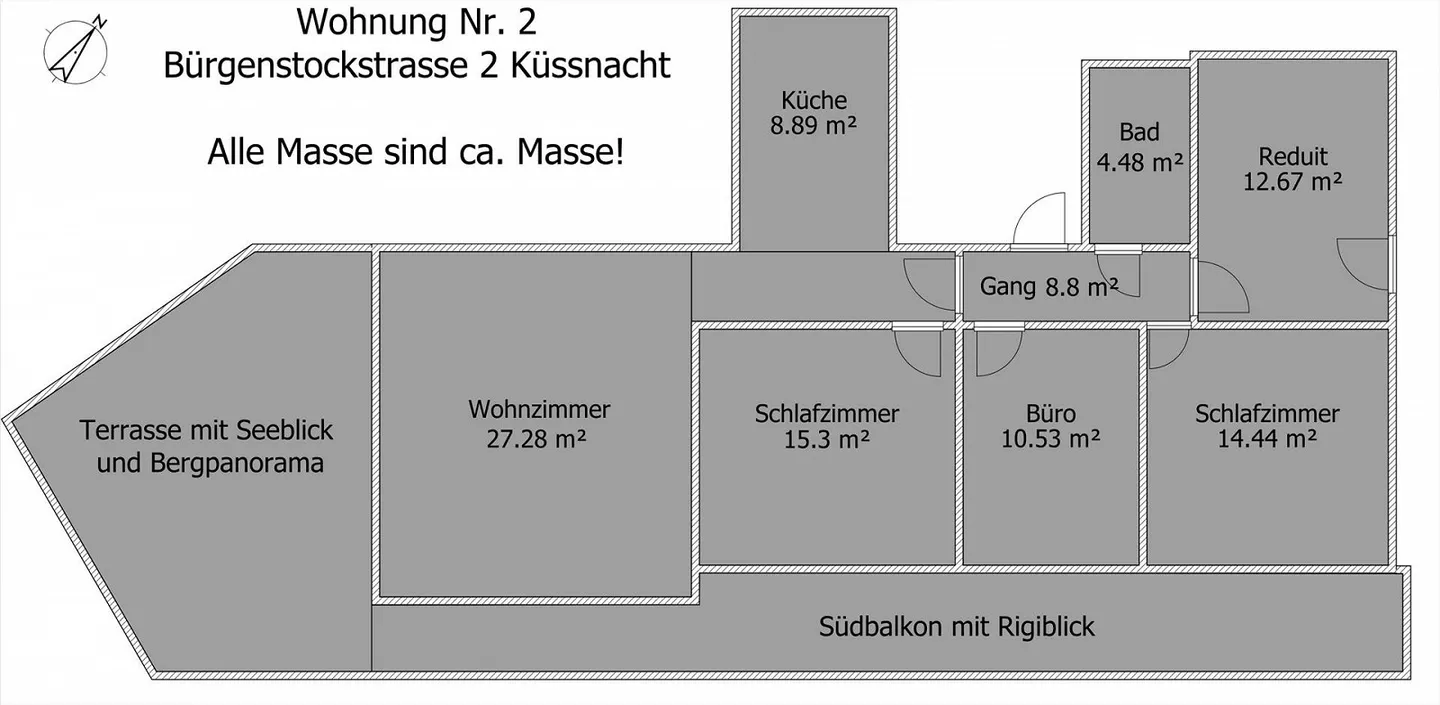 Wohnung für 2 bis 4 Personen mit toller Aussicht / Wohnen und Arbeiten - Foto 18 von 21