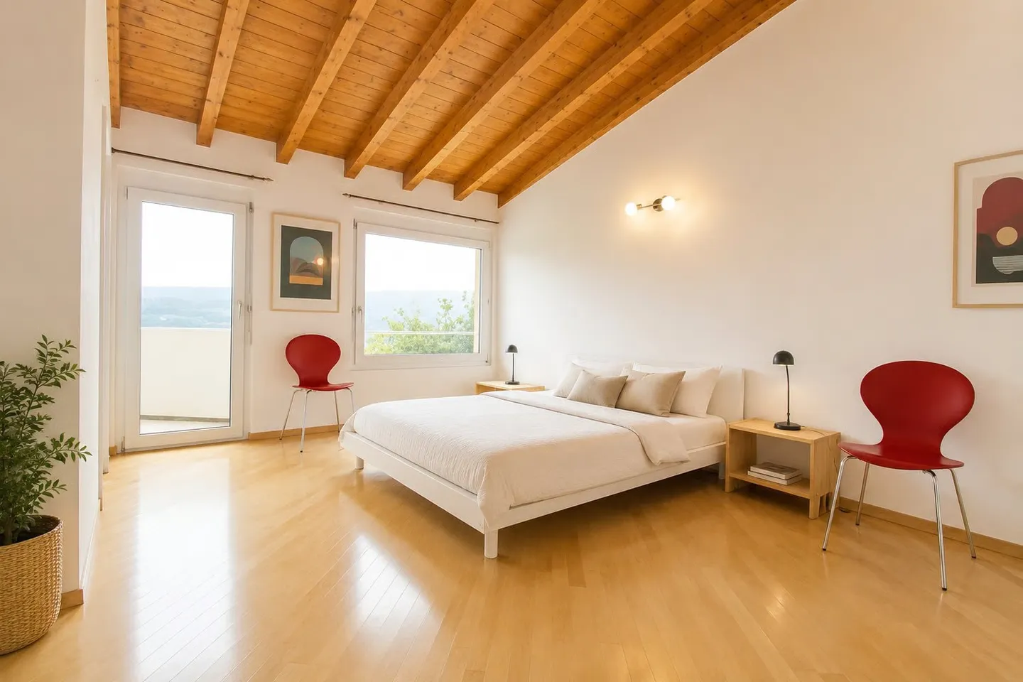 Penthouse with 2.5 rooms and lake view - Photo 6 of 10